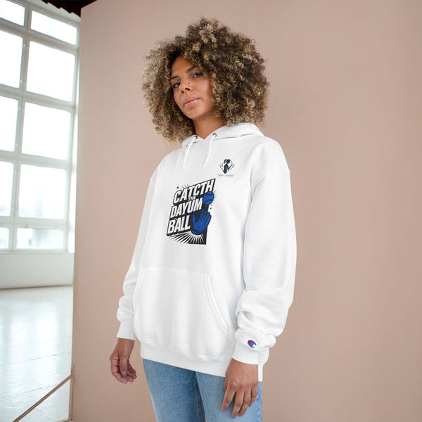 Catch the Dayum Ball Champion Hoodie - Fun Sports Apparel for Everyday Comfort