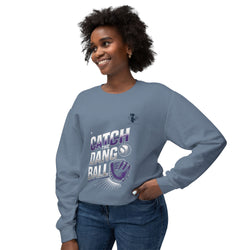 Catch the Ball Unisex Lightweight Crewneck Sweatshirt - Perfect for Sports Enthusiasts