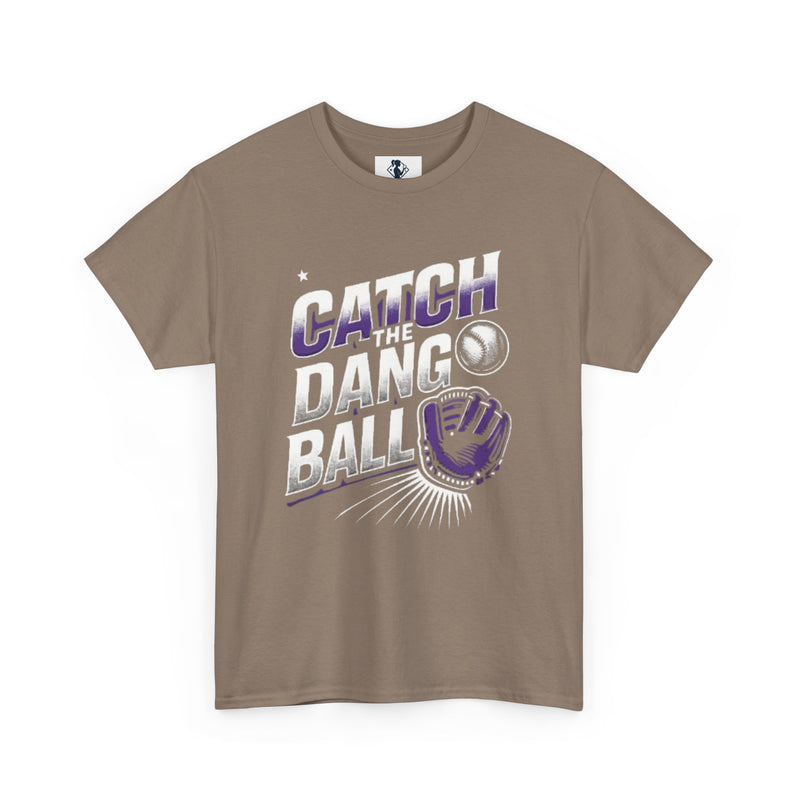 Catch the Dang Ball Unisex Heavy Cotton Tee - Perfect for Baseball Lovers