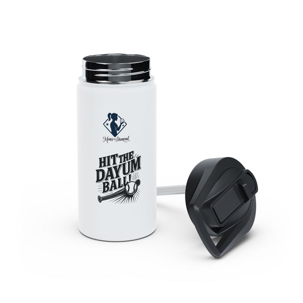 Motivational Stainless Steel Water Bottle - "Hit the Dayum Ball" Design