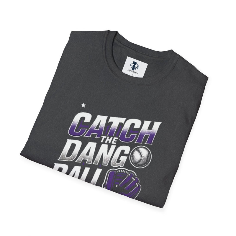 Catch the Dang Ball Unisex Softstyle T-Shirt - Perfect for Baseball Fans